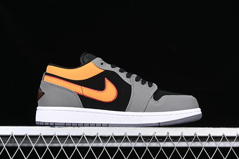 All categories Air Jordan Jordan series basketball shoes Air Jordan 1 Low Z version Air Jordan 1 Low "Black Orange" AJ1 Joe 1 light stone black and yellow FN7308-008